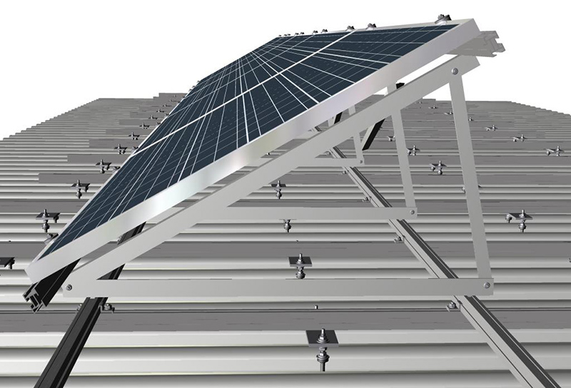 triangle type solar panel bracket