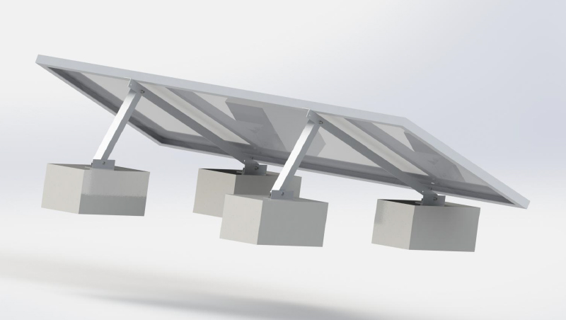 triangle mounting of Solar Panel Mounting Bracket