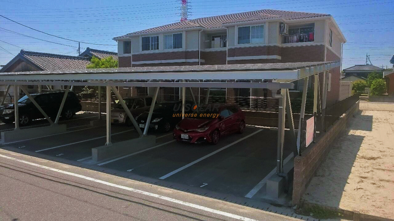 UISolar solar carport in Japan