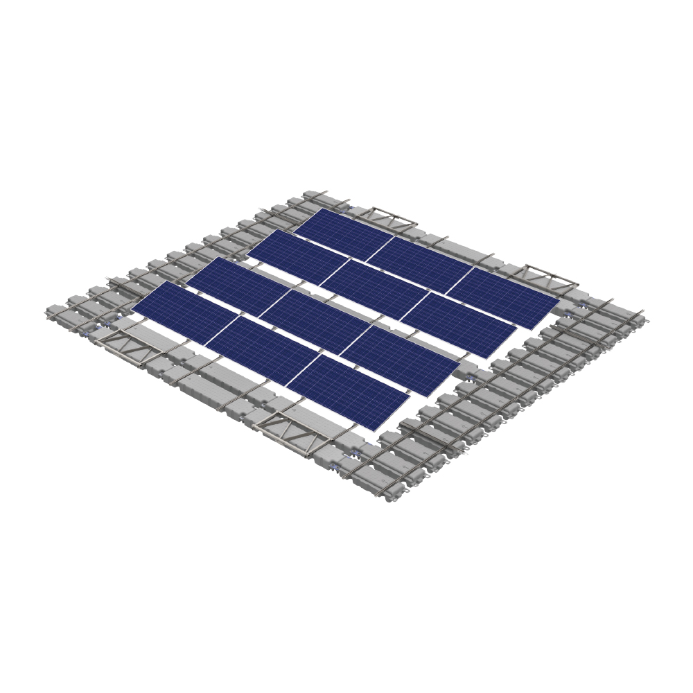 Sistema de montaje fotovoltaico flotante