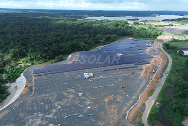 UISOLAR Suministra con éxito el sistema de montaje en suelo de doble pila ST2 para un proyecto solar de 24MW en Belice